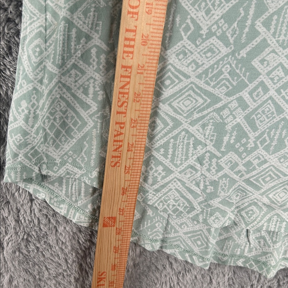 Peruvian Connection Patterned Mint Green White 3/… - image 6